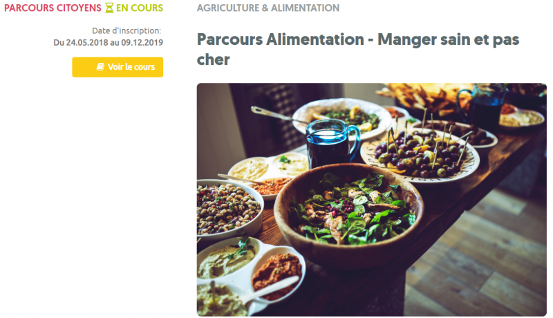 Parcours Alimentation