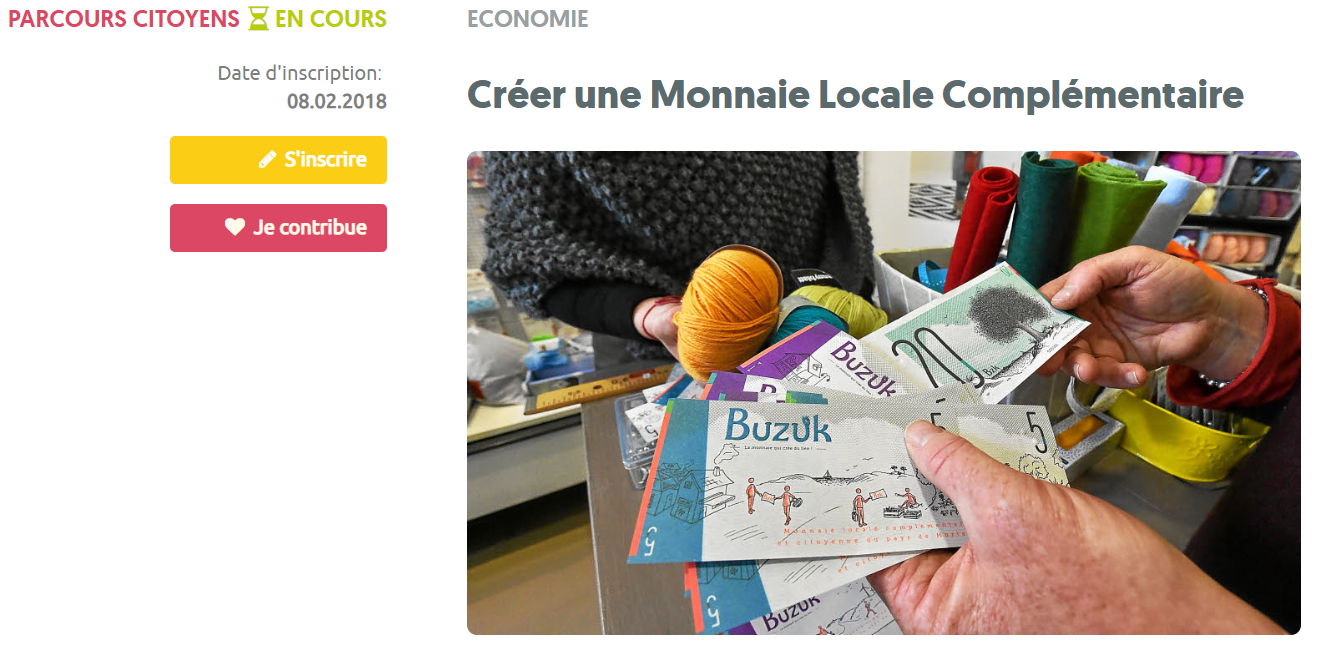 parcours creer une monnaie locale complementaire